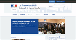 Desktop Screenshot of ambafrance-ml.org